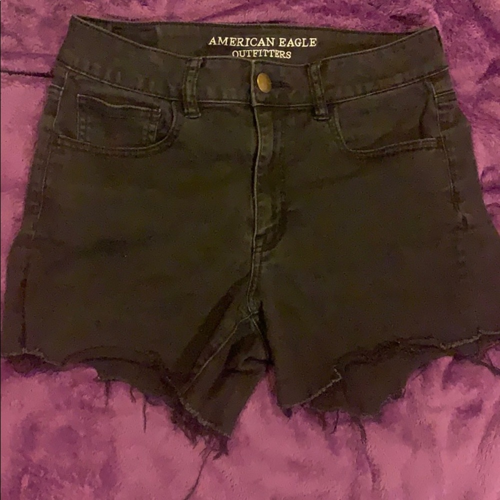 American Eagle Hi-Rise Super Super Stretch Shorts